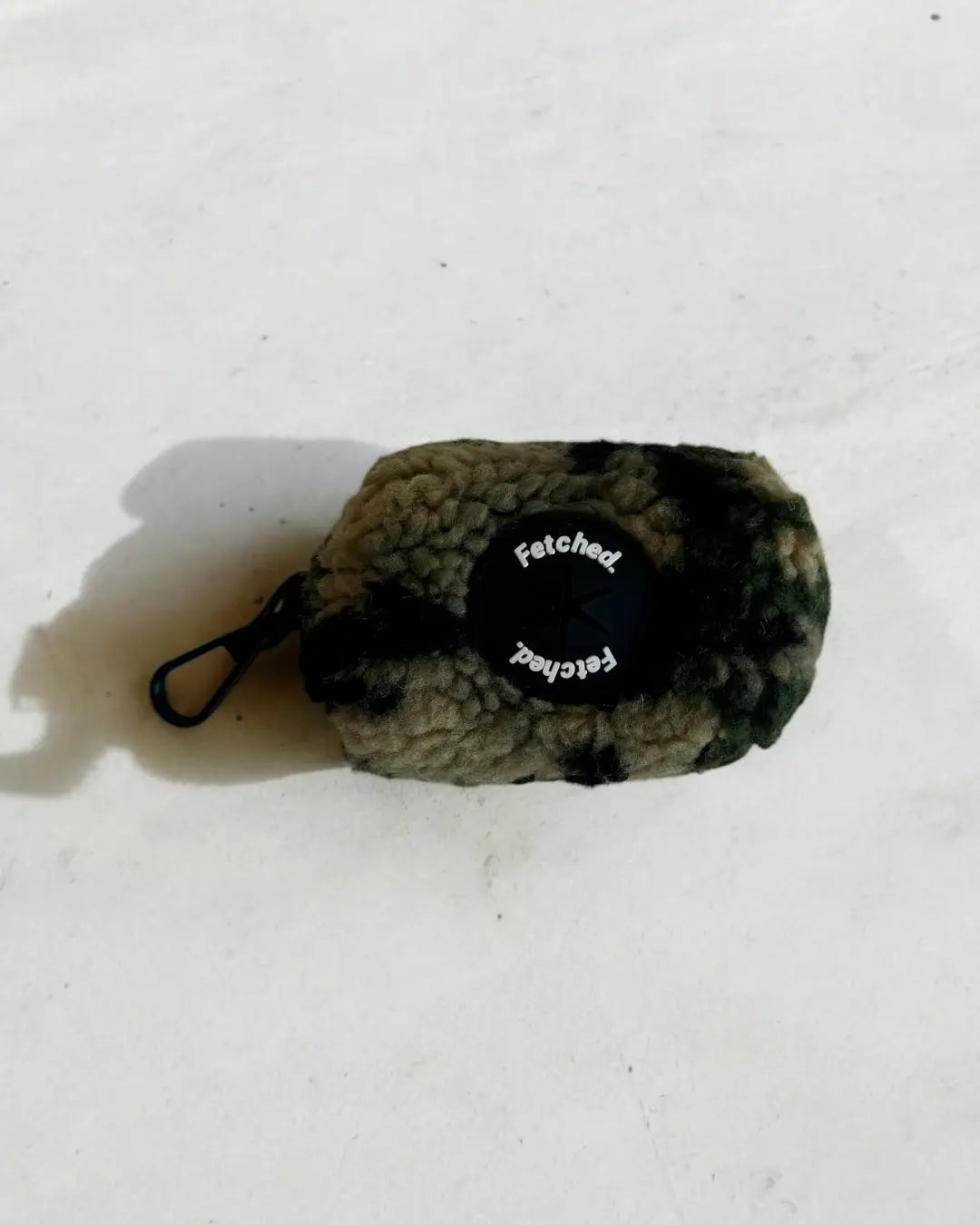 TEDDY FLEECE BAG HOLDER IN CAMOUFLAGE CANINE - Image #4