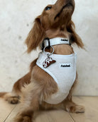 TEDDY FLEECE HARNESS IN CREAM - Image #1