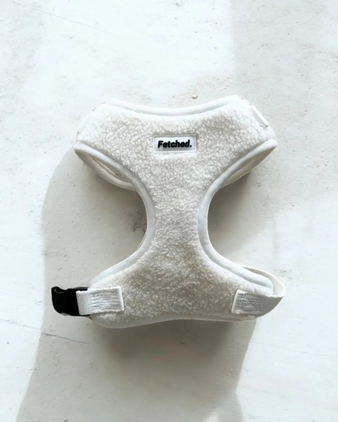 TEDDY FLEECE HARNESS IN CREAM - Image #2