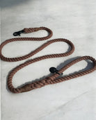 ROPE LEASH IN CHOCOLATE - Image #1