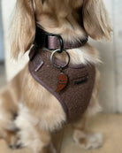 TEDDY FLEECE HARNESS IN CHOCOLATE - Image #2