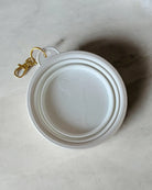 COLLAPSIBLE BOWL IN CREAM AND GOLD - Image #1