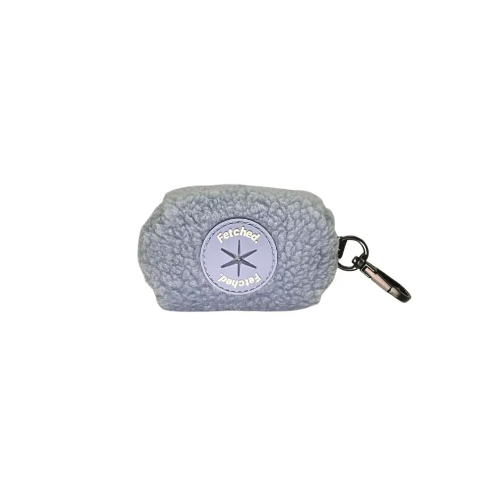 TEDDY FLEECE BAG HOLDER IN POWDER BLUE - Image #2