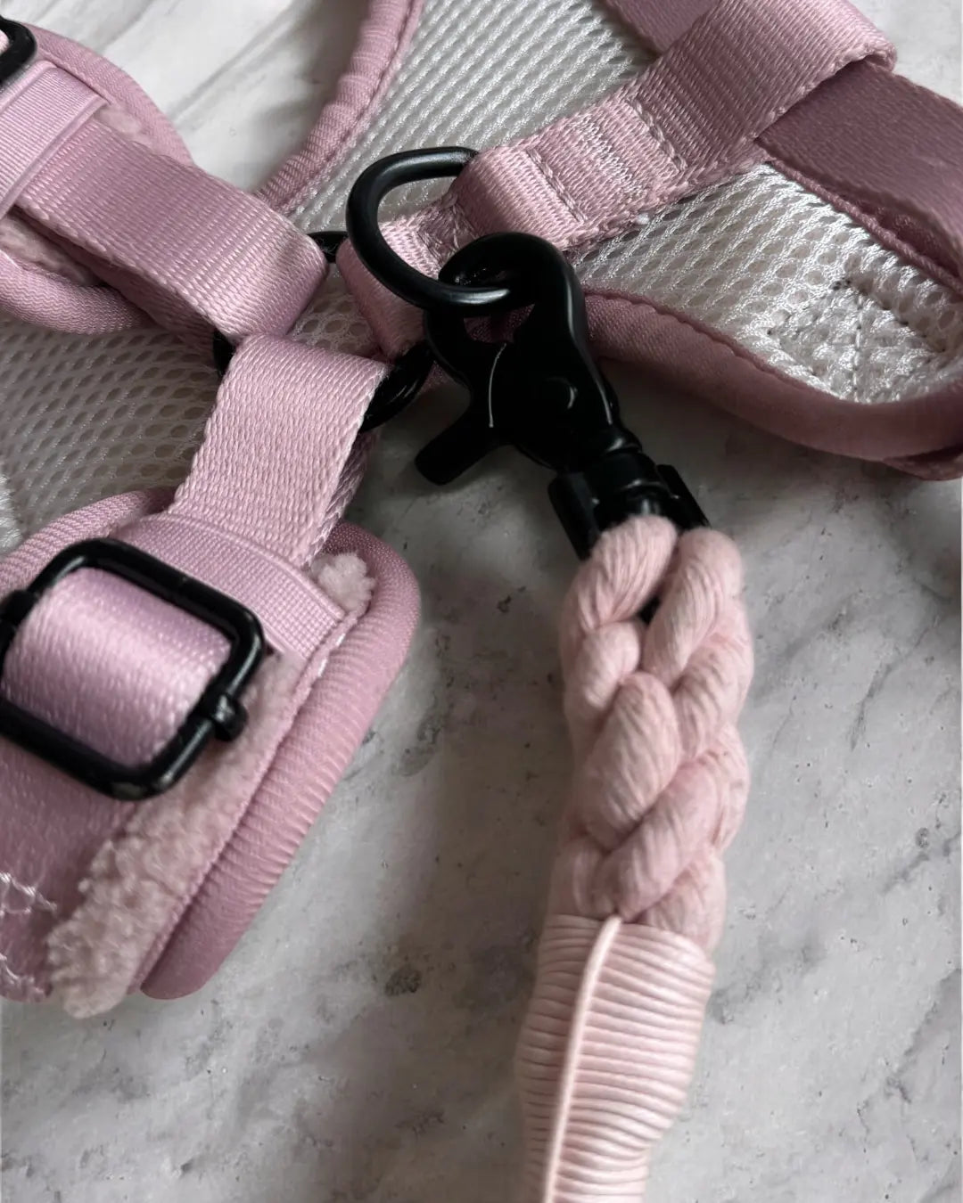 ROPE LEASH IN PALE PINK - Image #3